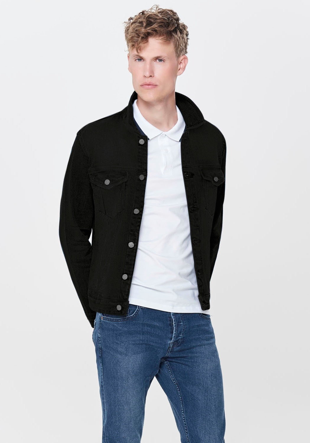 Image of ONLY & SONS Jeansjacke »COIN LIFE TRUCKER« bei Ackermann Versand Schweiz