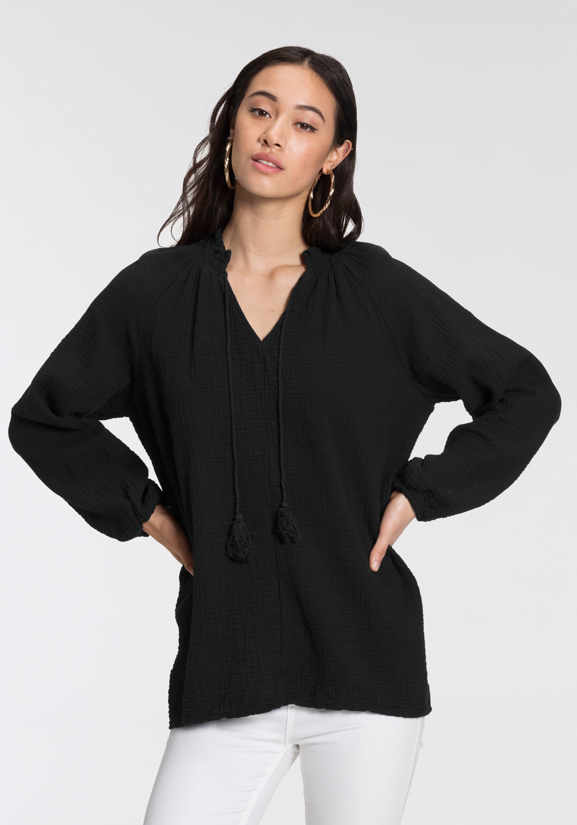 Image of HaILY’S Schlupfbluse, aus Musselin bei Ackermann Versand Schweiz