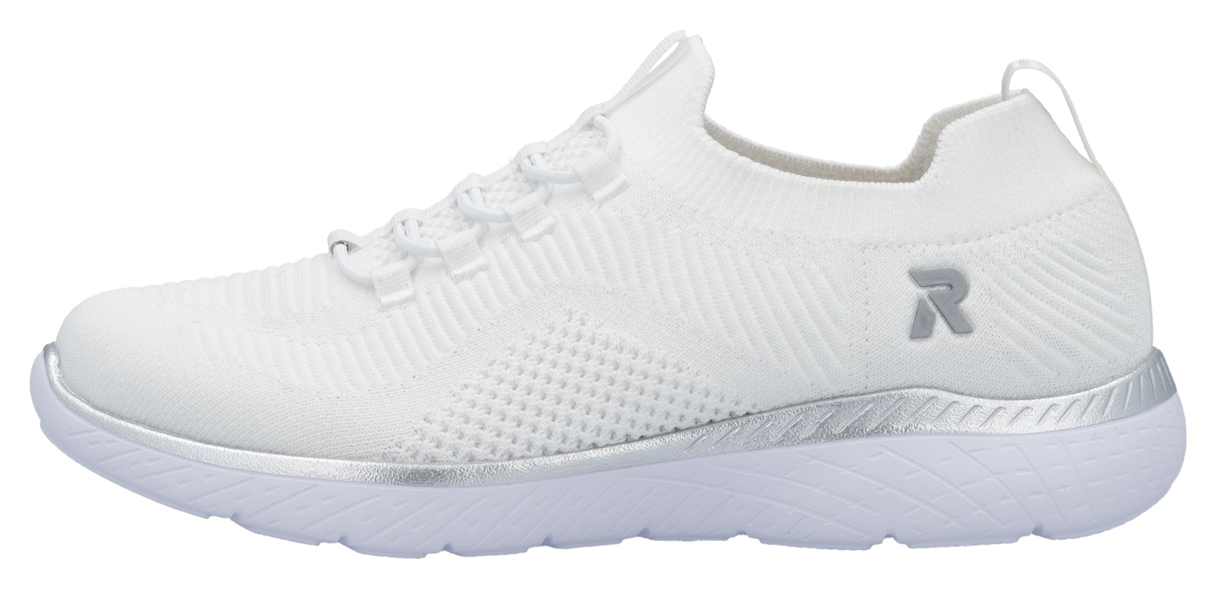 RIEKER Sport Baskets slip-on  , Slipper, Freizeitschuh, Schlupfschuh mit Elastik-Einstieg