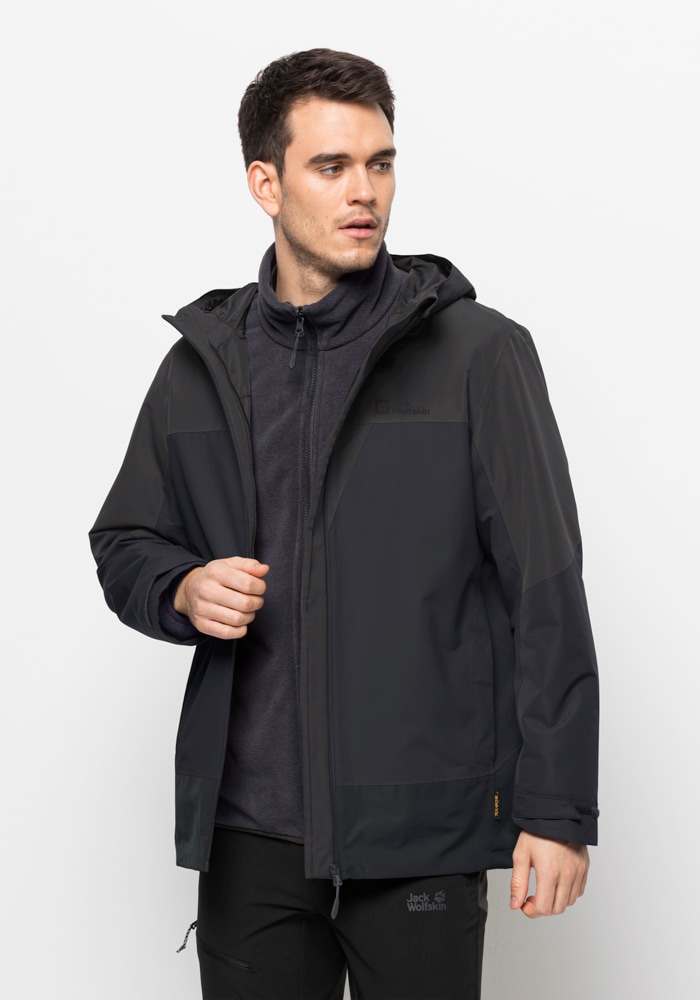 3-in-1-Funktionsjacke »DNA TUNDRA 3IN1 JKT M«, (2 teilig), mit Kapuze