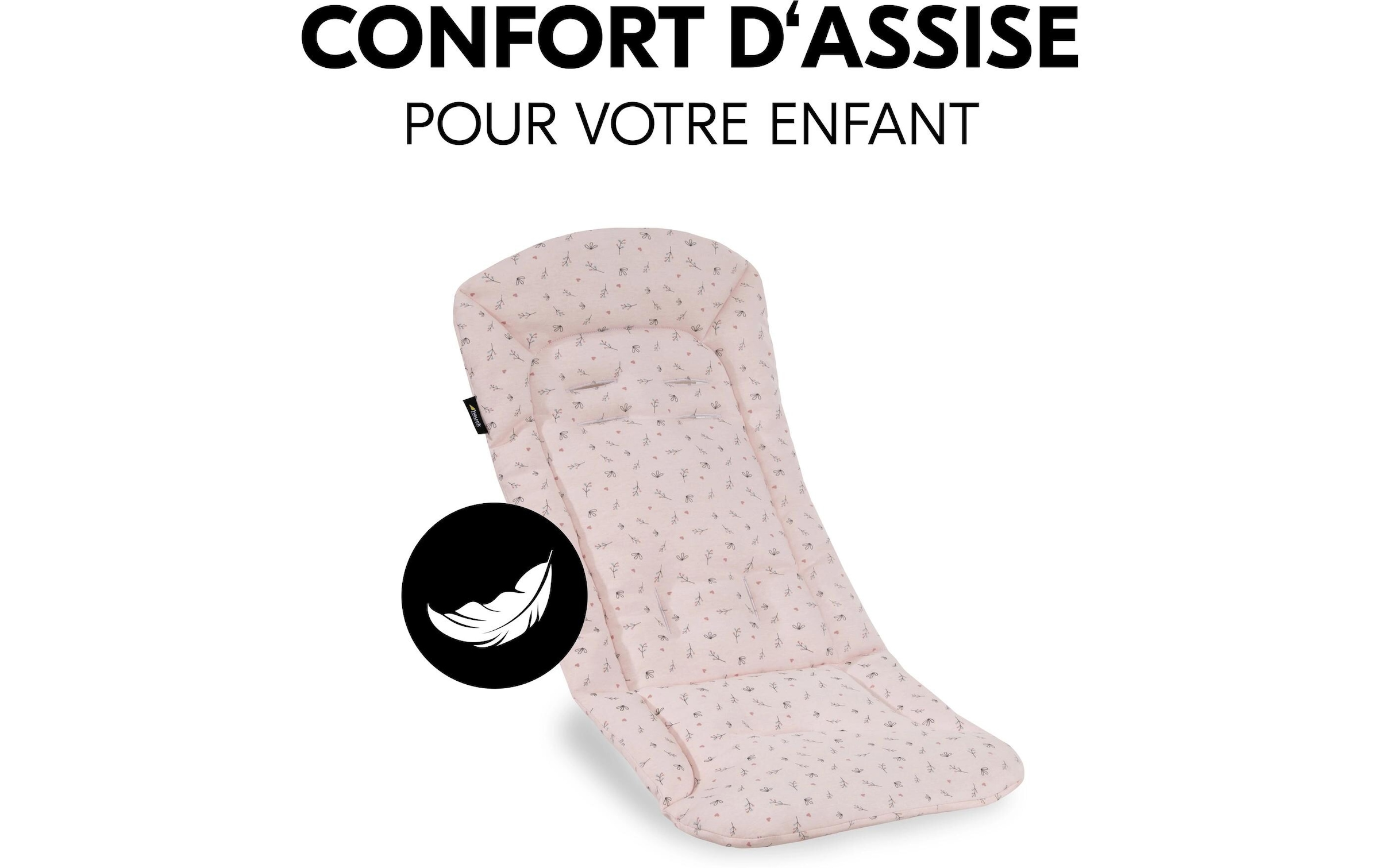 Hauck »Seat Liner, Flowers Rose« également adapté aux poussettes