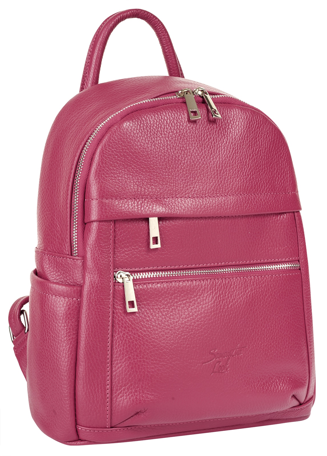 Samantha Look Cityrucksack, echt Leder, Made in Italy