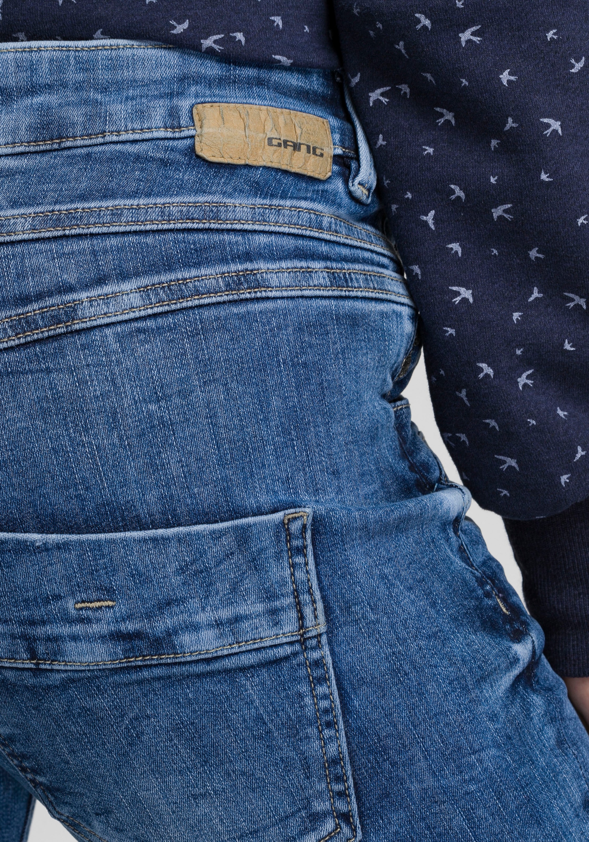 ♕ GANG Slim-fit-Jeans Knopfleiste versandkostenfrei kaufen offener mit »94CARLI«