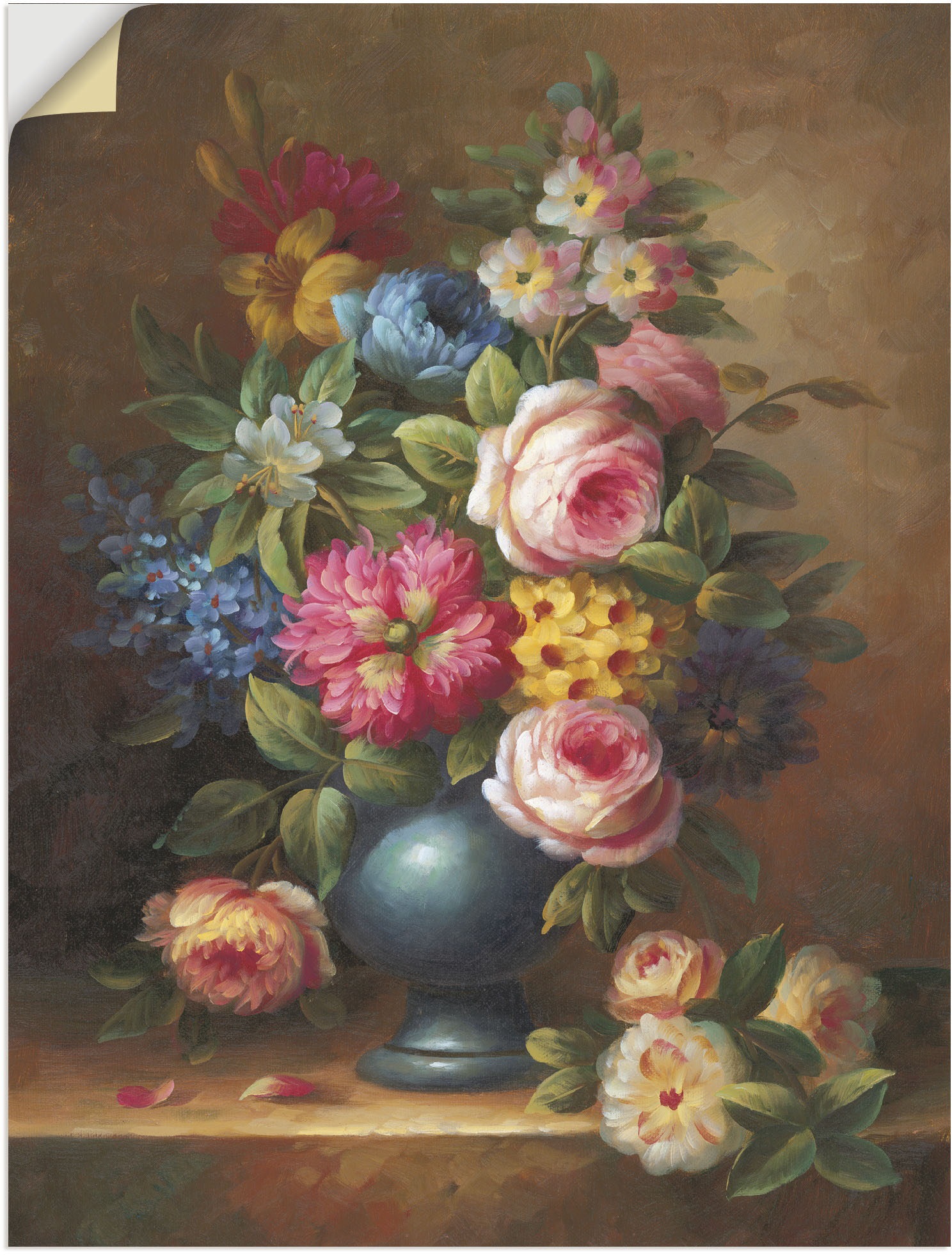 Image of Artland Wandbild »Klassischer Blumenstrauss II«, Arrangements, (1 St.), in vielen Grössen & Produktarten - Alubild / Outdoorbild für den Aussenbereich, Leinwandbild, Poster, Wandaufkleber / Wandtattoo auch für Badezimmer geeignet bei Ackermann Versand Sch