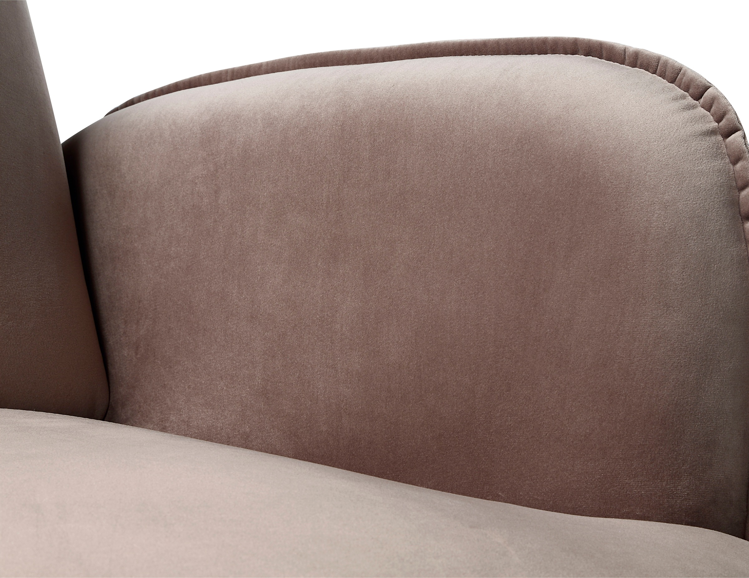 ATLANTIC home collection Sessel »Ben«, mit Welleunterfederung, inkl. Dekokissen und goldfarbenene Massivholzfüsse
