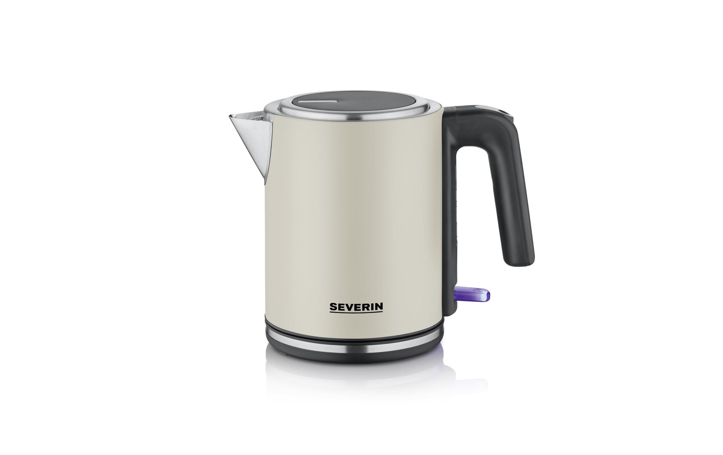 Severin, Wasserkocher »WK 9577 1 l« 1 l 2400 W, natur, schwarz, Einheitsgröße, Wasserkocher