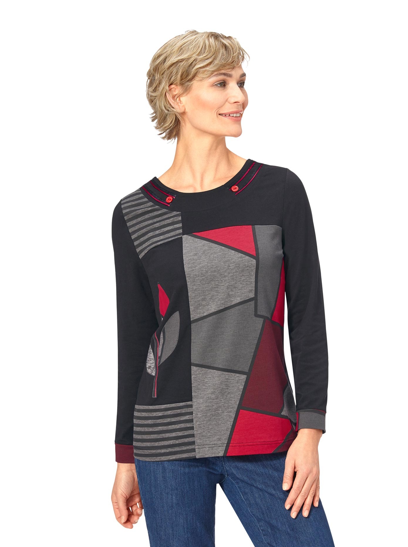 Shirt in extravaganter Optik