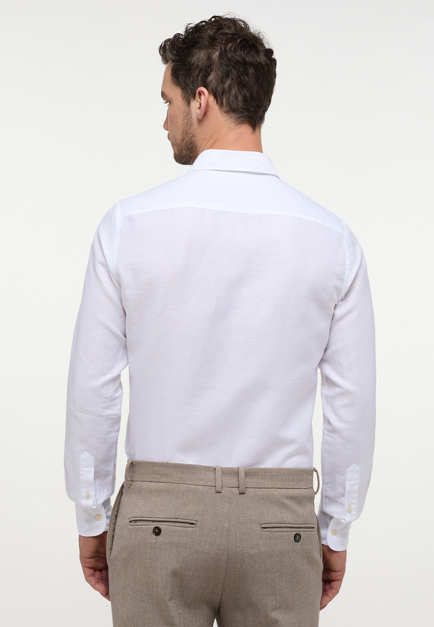 Eterna Langarmhemd »SLIM FIT« EASY IRON (bügelleicht)