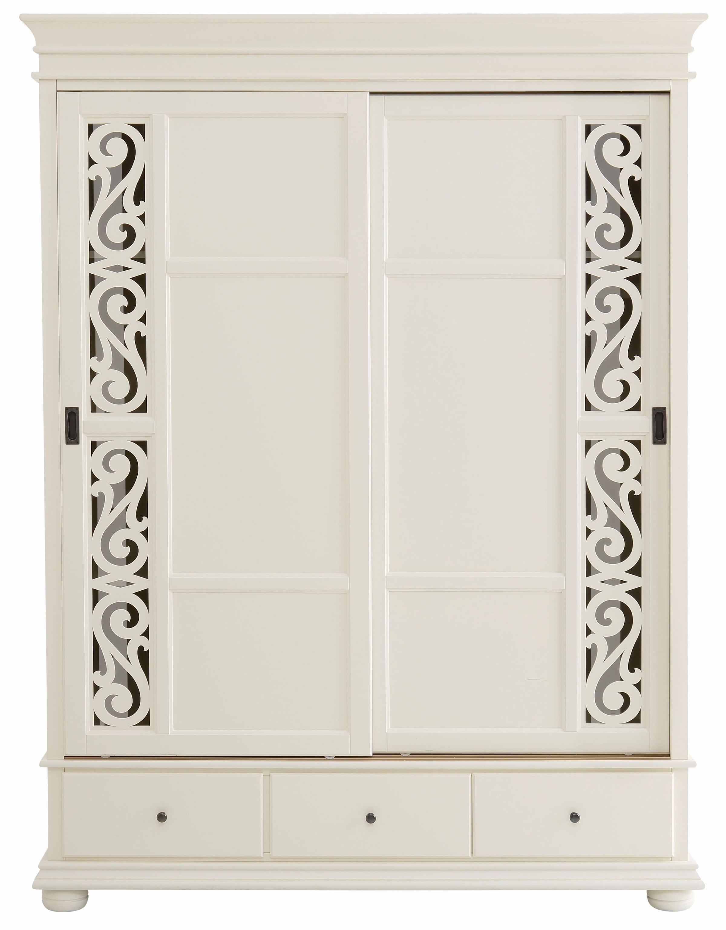 bequem 160 »Arabeske«, affaire mit auf Breite cm den kaufen Home dekorativen Fräsungen Türfronten, 2-trg, Schiebetürenschrank