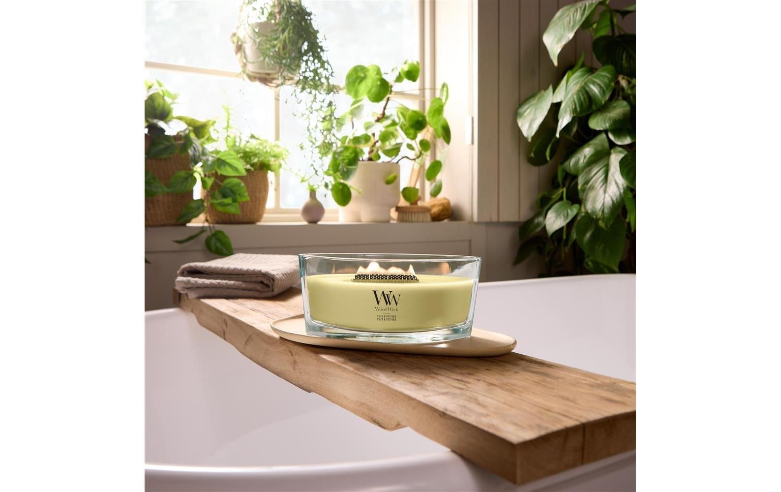 Woodwick Duftkerze »Yuzu & Vetiver Ellipse«