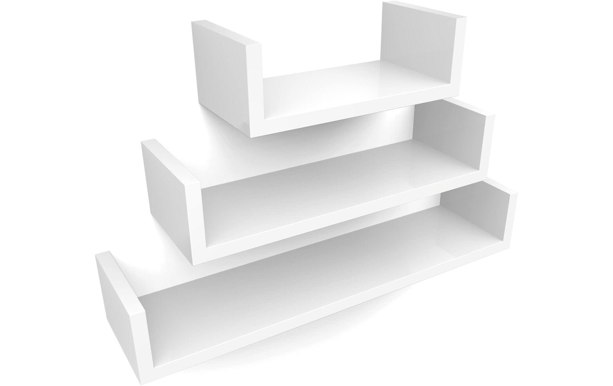 Image of SONGMICS Wandregal »u-förmig, Weiss« bei Ackermann Versand Schweiz