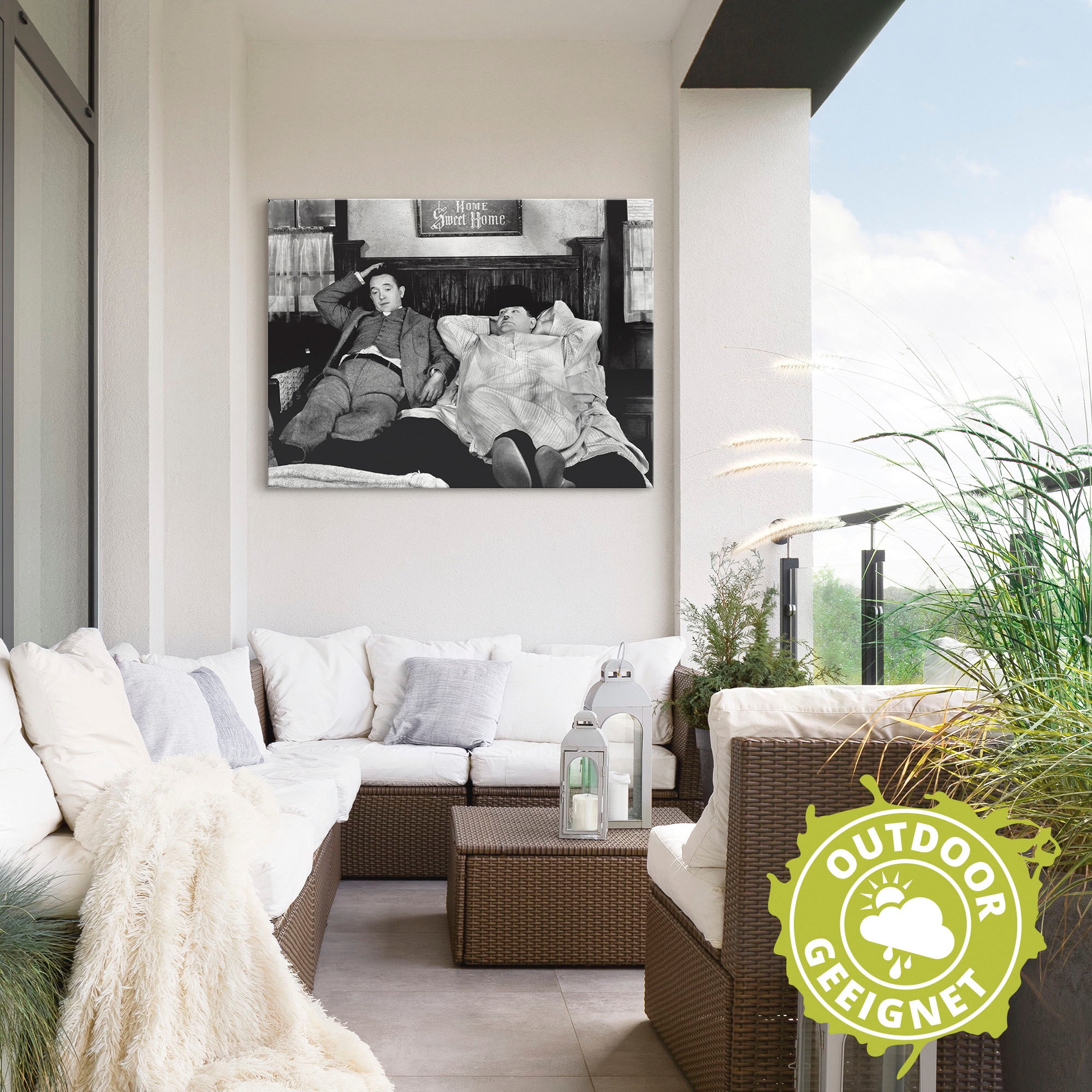 Artland Wandbild »Dick und Doof I« Stars 1 Stk. tlg. als Alubild, Leinwandbild in verschied. Grössen