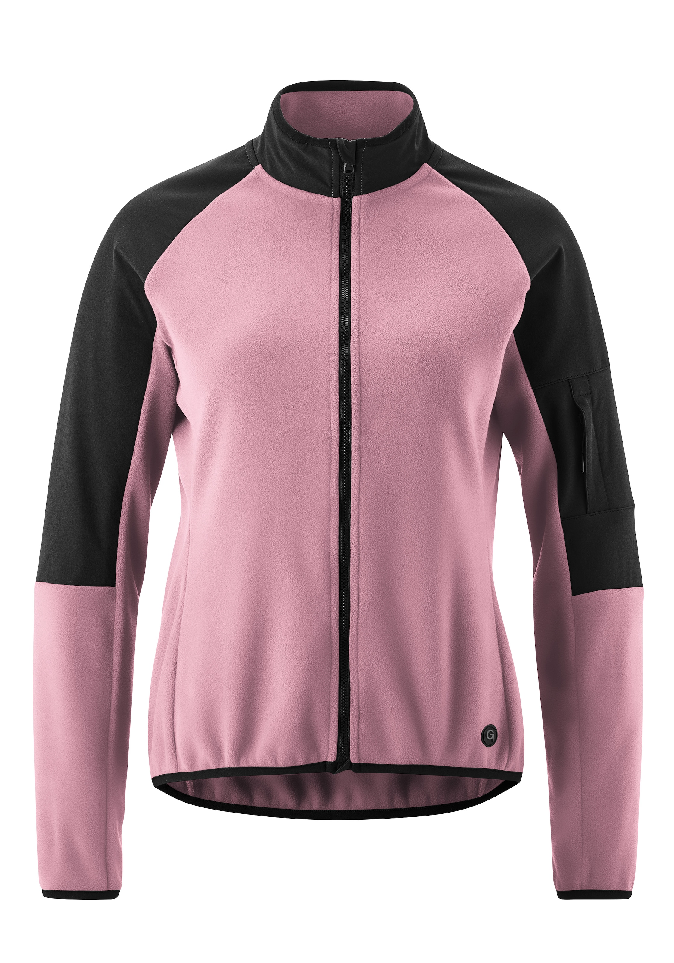 Gonso, Unisex, »Adventure Jersey Fleece W« Unisex Fahrradtrikot langarm, weiches Fleece-Material, Full-Zip Trikot, babyrosa, 38, Körpernahe Passform