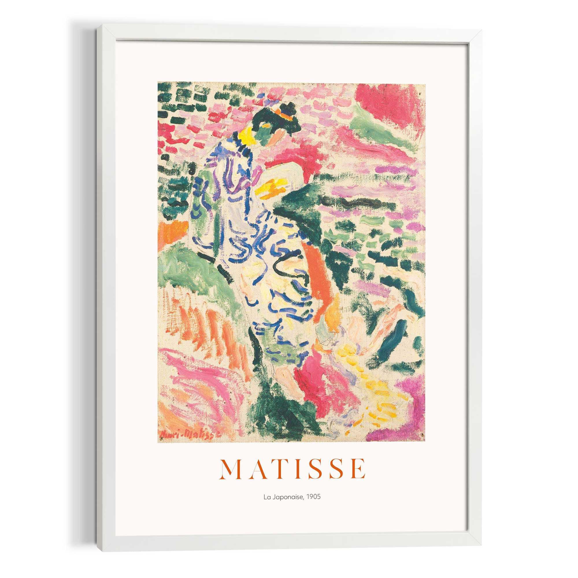 Image of Reinders Leinwandbild "La Japonaise - Matisse"