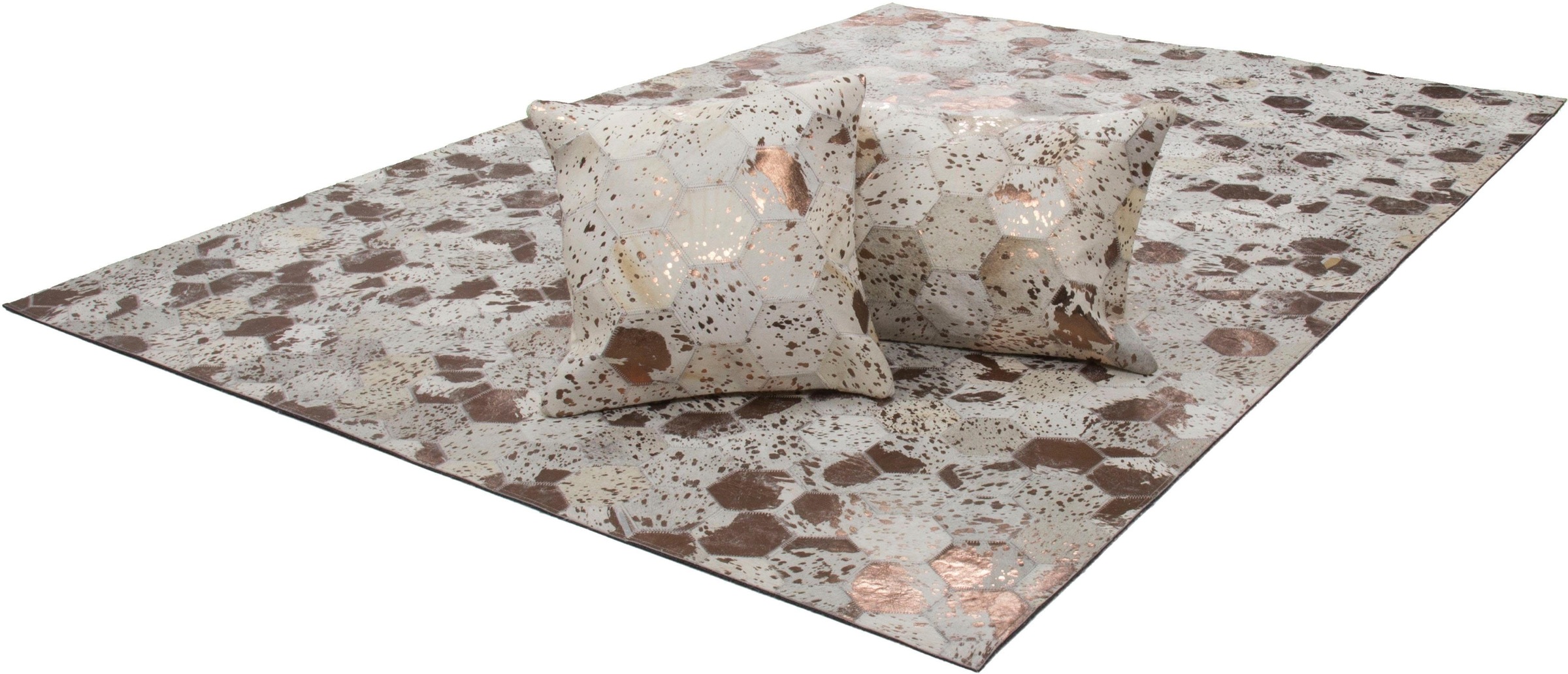 Image of calo-deluxe Fellteppich »Scarllet 210«, rechteckig, 8 mm Höhe, echtes Rinderfell, Wohnzimmer bei Ackermann Versand Schweiz