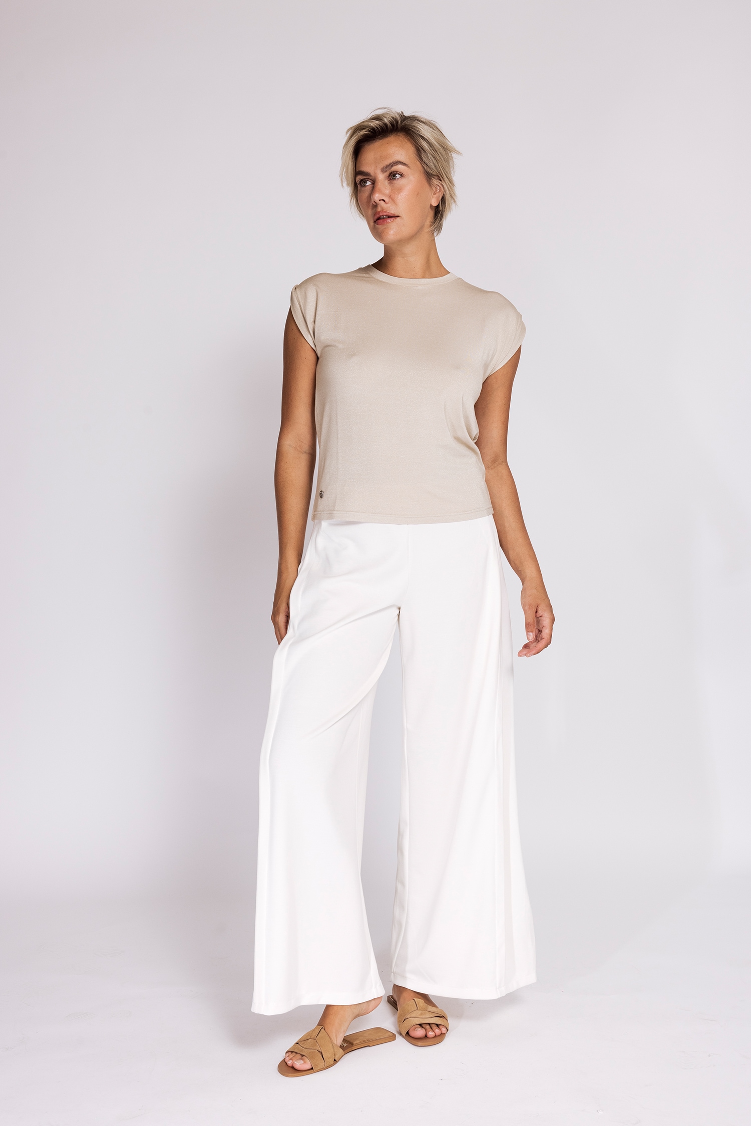 Zhrill Kurzarmshirt »WERA T-Shirt RH« normale Passform, Kurzarm, mit metallischen Details
