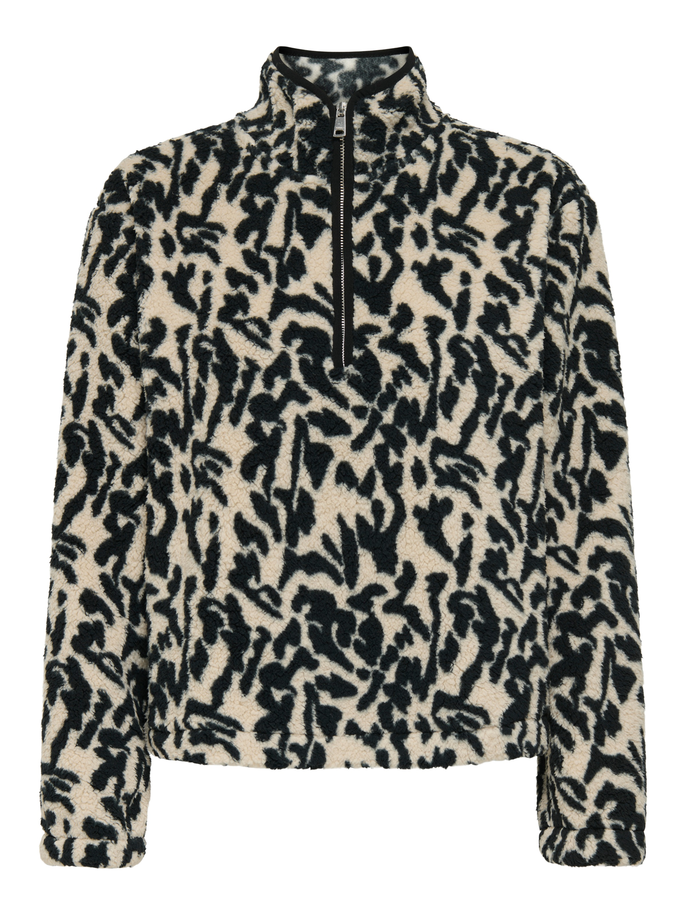 ONLY Sweatshirt »ONLNEW DALLAS L/S HIGHNECK ZIP SWT NOOS«, Kunstfaser, regular fit
