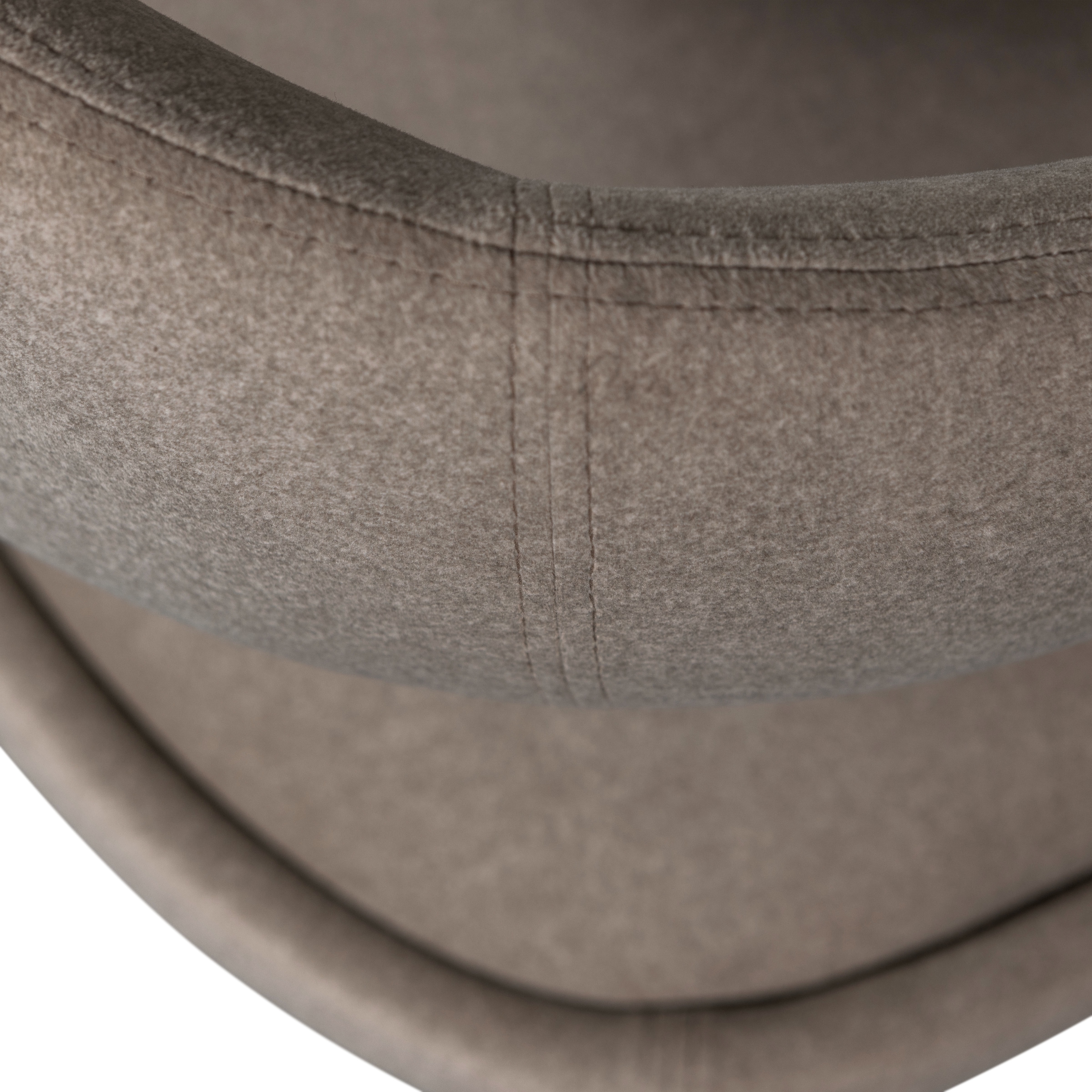 WOOOD Armlehnstuhl »Arms filzartige Optik Webstoff vollständig bezogen, H80 x B60 x T54 cm« () Tragkraft 120 kg, Maximale Verschleissfestigkeit, montiert geliefert