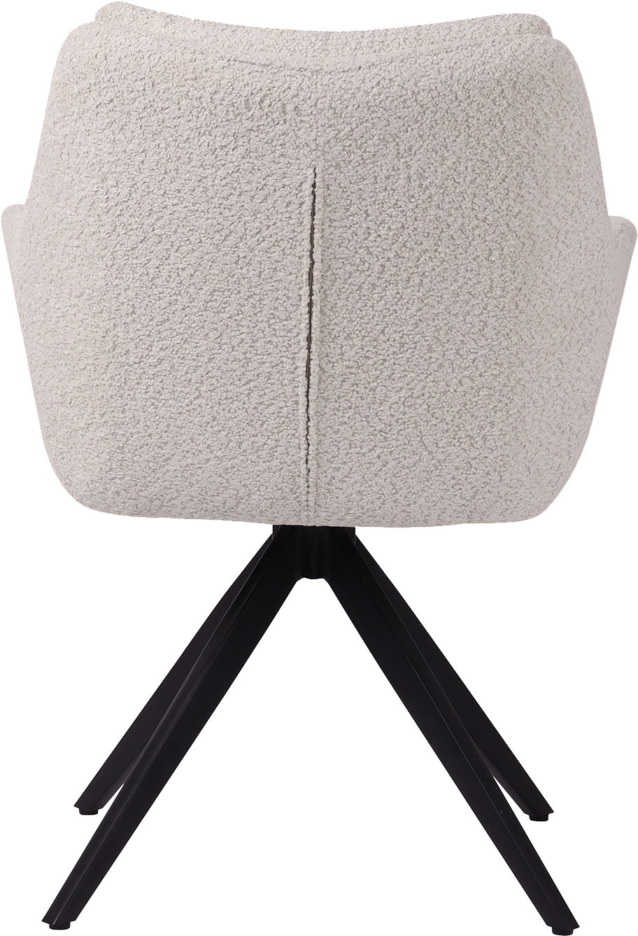 SIT Chaise avec accoudoirs »Bordeaux Bouclé Stoff mit 360° Drehfunktion & Metallgestel« () Fonction pivotante flexible & revêtement bouclé Öko-Tex pour le confort