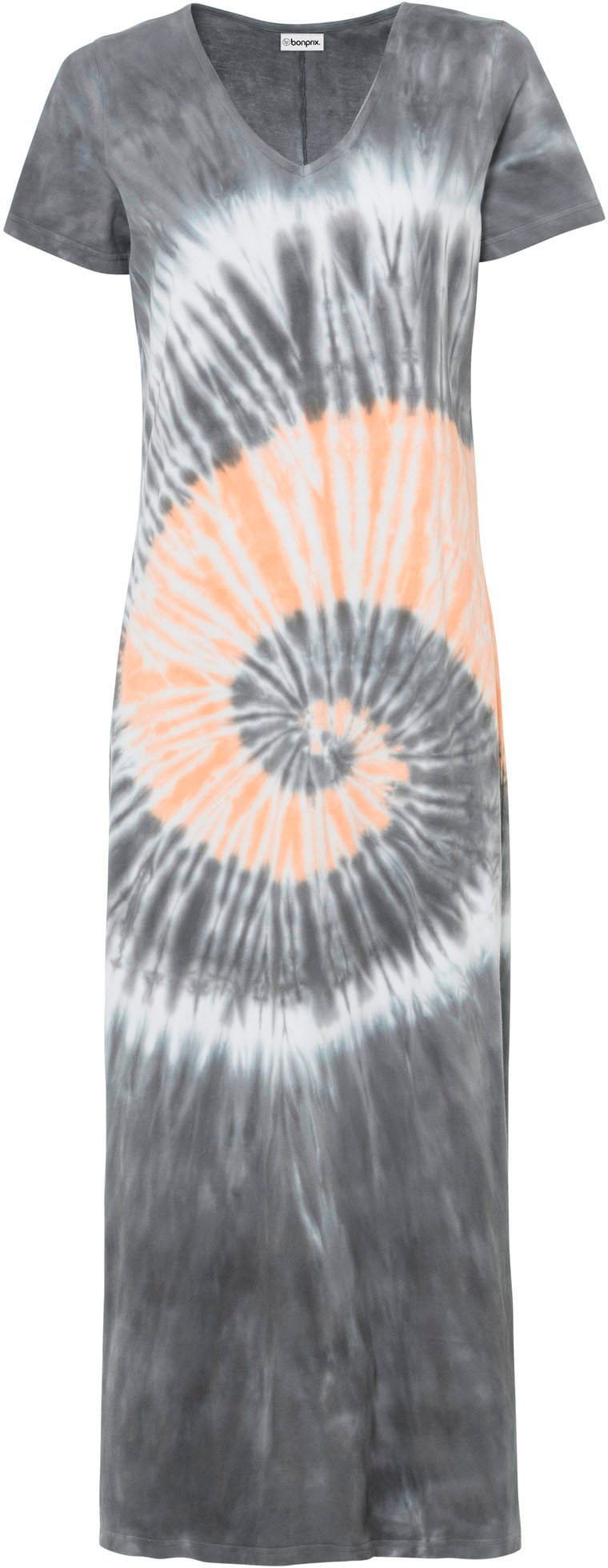 bonprix Shirtkleid »Shirtkleid aus reiner Baumwolle« für warme Tage, aus Baumwolle, mit V-Ausschnitt, mit Kurzarm-Design