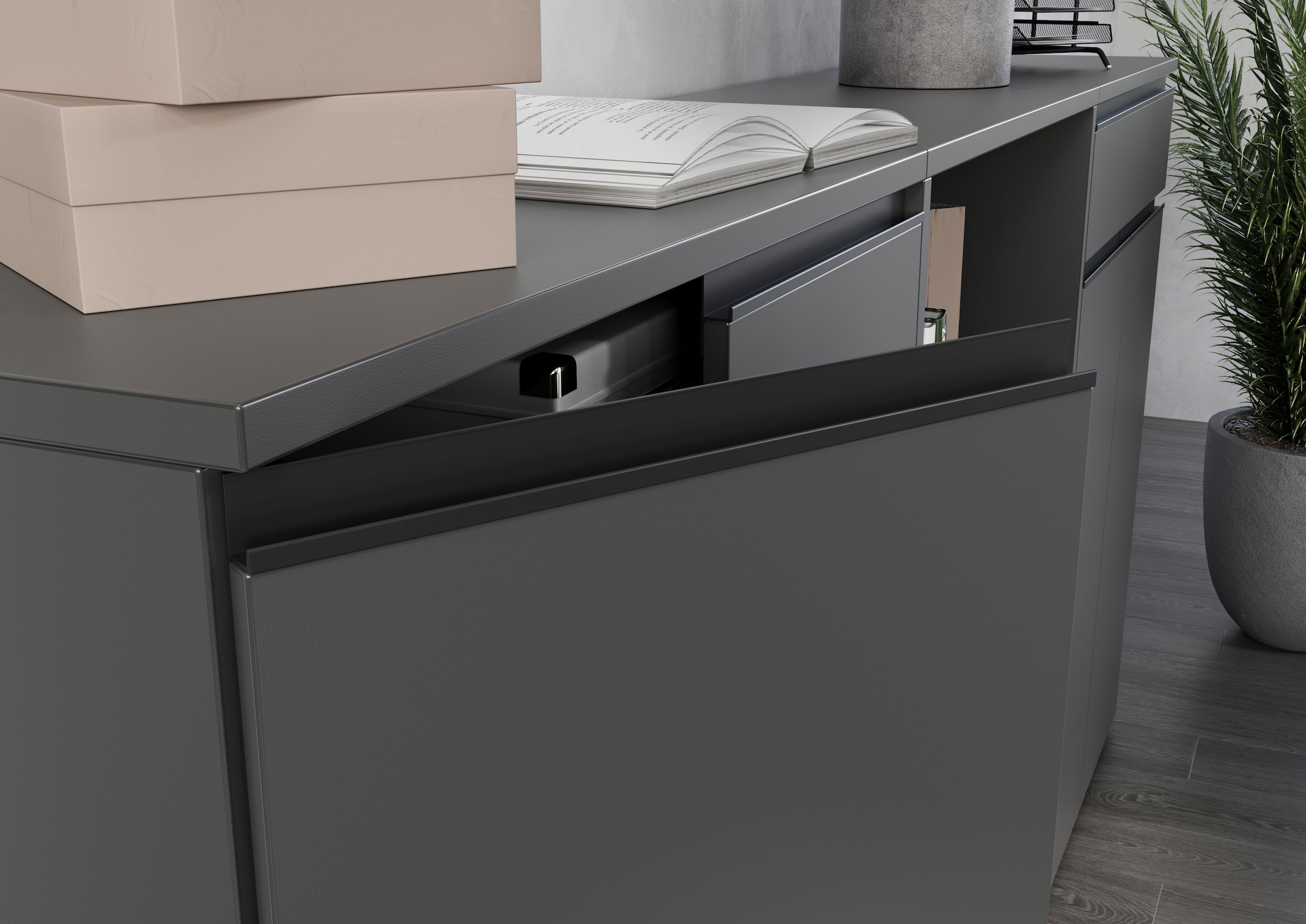 GERMANIA Aktenschrank »Lemont« 2-türiger Mehrzweckschrank wahlweise mit Schublade