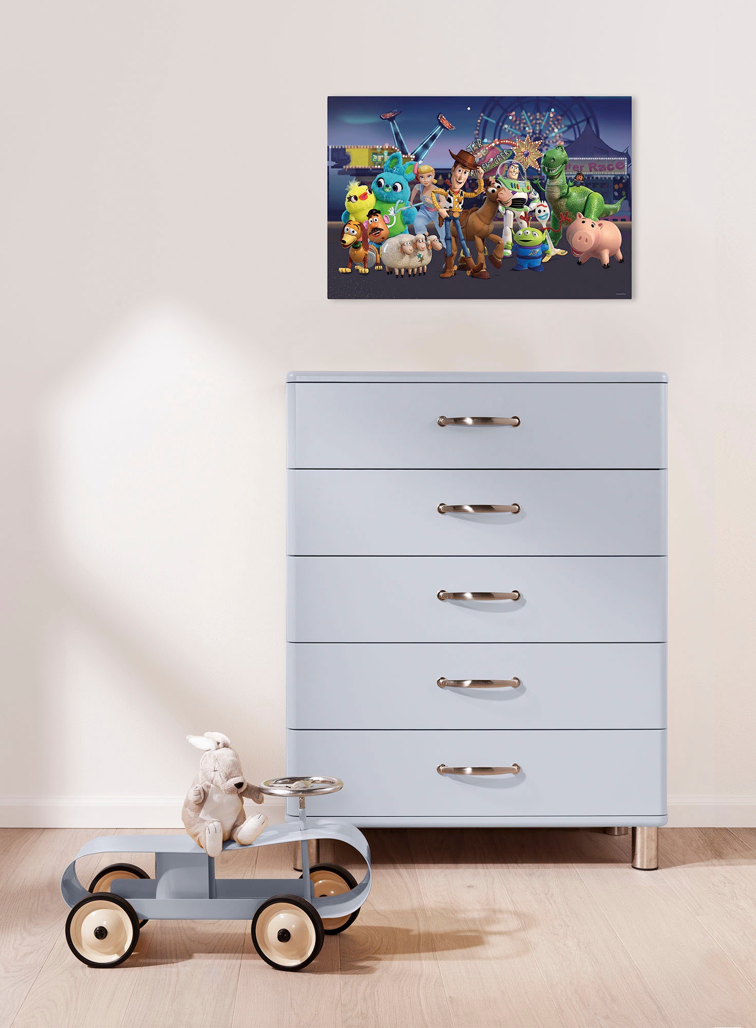 Komar Leinwandbild »Toy Story The Greatest Team - Grösse 60 x 40 cm«, Disney, (1 St., 60 x 40 cm (Breite x Höhe), Keilrahmenbild mit Echtholzrahmen, Kinderzimmer