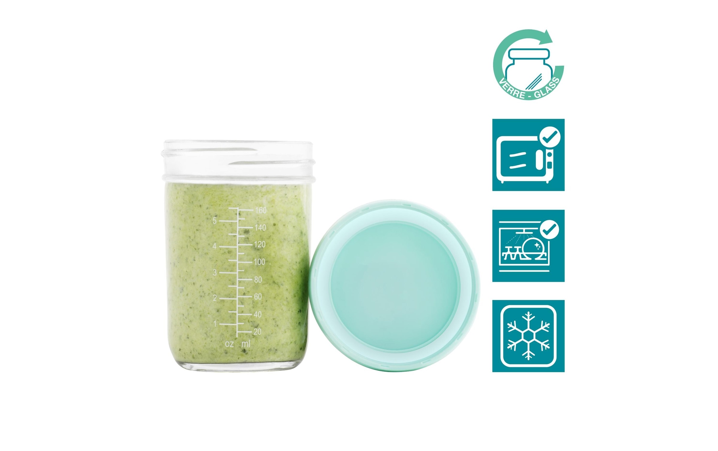 BABYMOOV Vorratsglas »Multiset«, (8 tlg.)