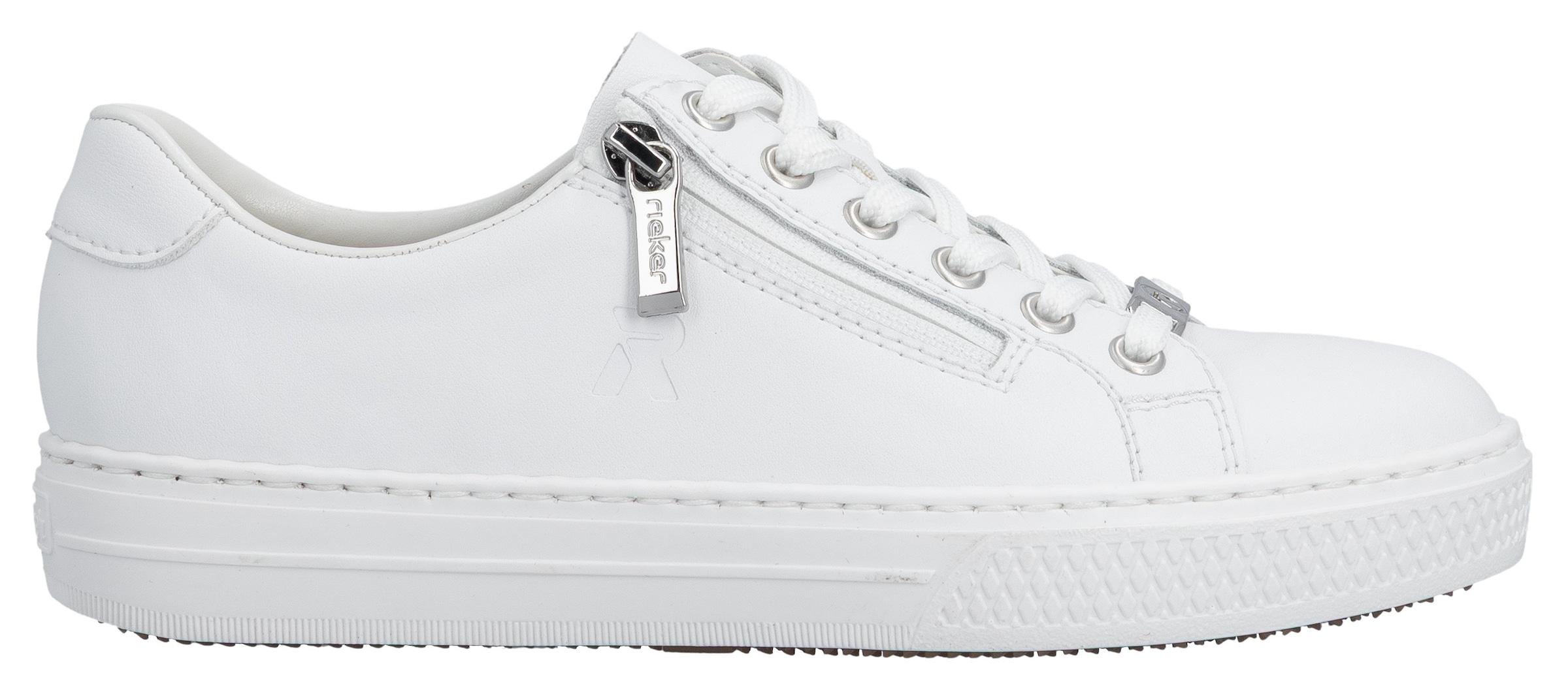 Rieker Sneakers  mit Memosoft-Innensohle, Freizeitschuh, Halbschuh, Schnürschuh