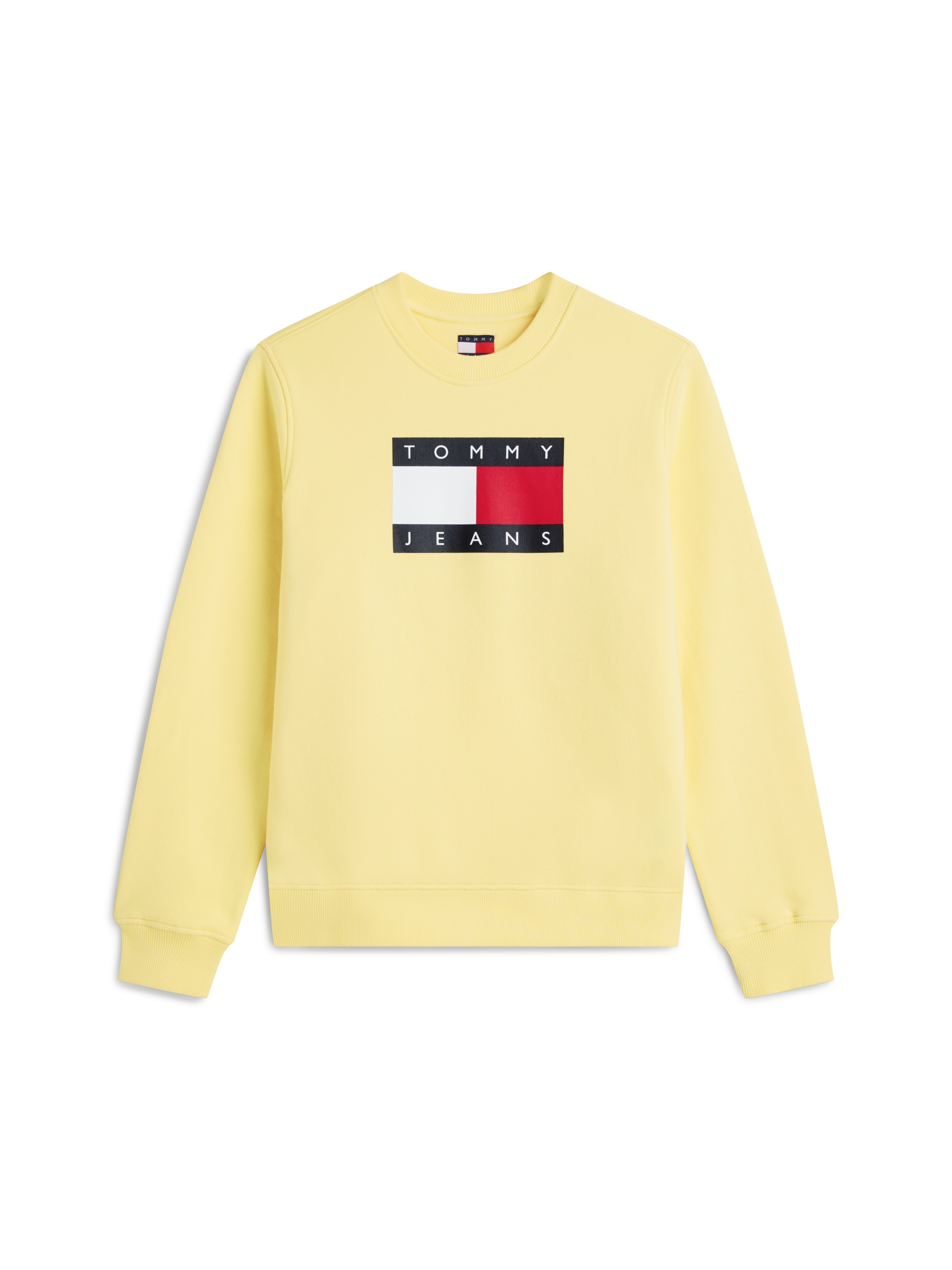 Tommy Jeans Sweatshirt »TJW REG TJ FLAG CREW«, Baumwolle, Logodruck
