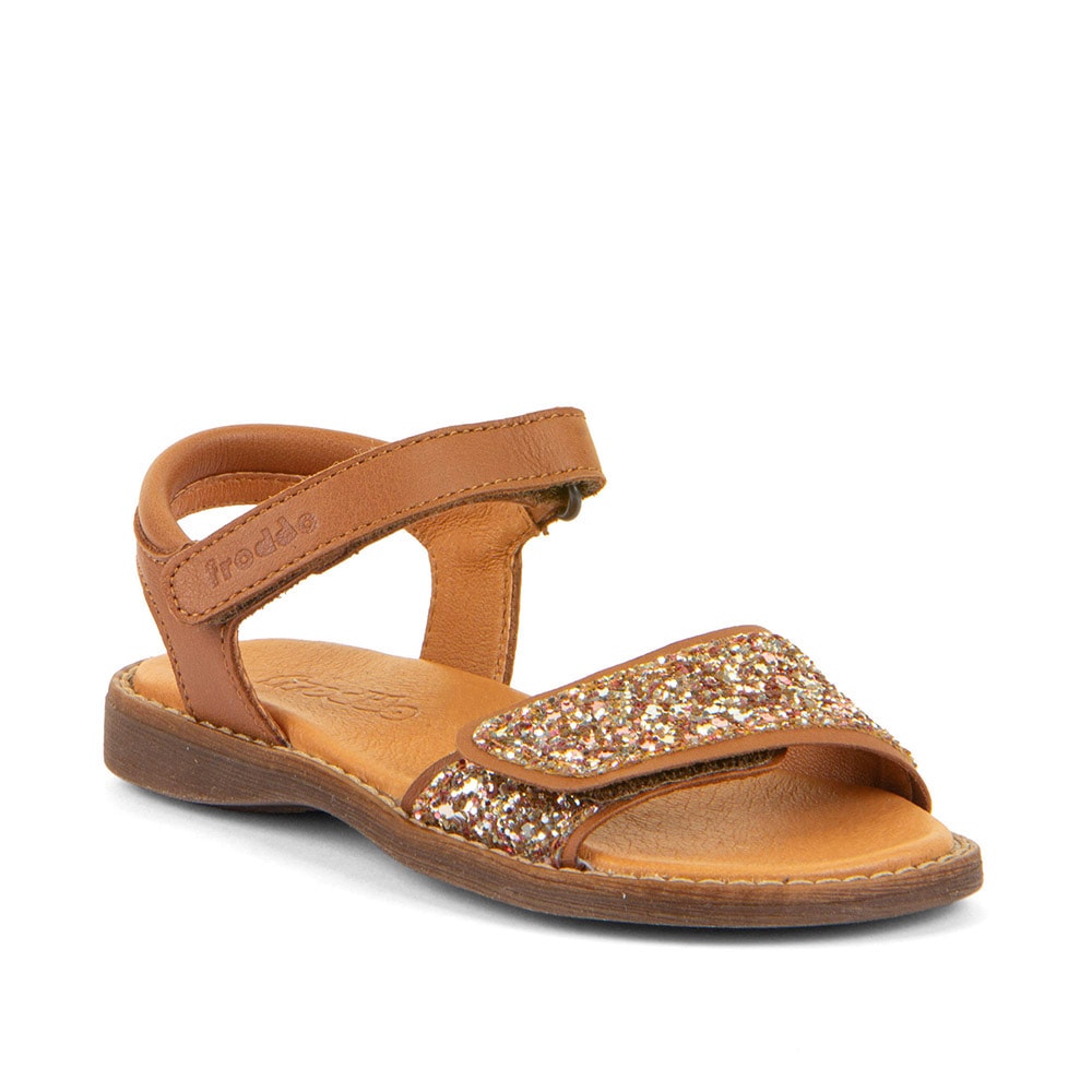 Image of froddo Sandale "Lore Sparkle" Sommerschuh, Klettschuh, Sandalette, mit zwei Klettverschlüsse