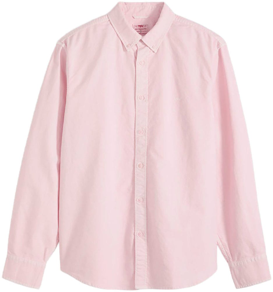 Levi's® Langarmhemd »AUTHENTIC BUTTON DOWN« mit Ton-in-Ton Logostickerei auf der Brust
