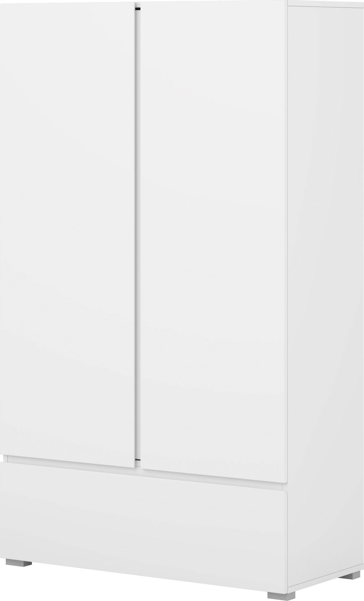 GOODproduct Armoire multi-usages »Metric,Breite 89 cm, Highboard, Universalschrank, Garderobe« armoire à linge avec beaucoup de rangement, étagères réglables