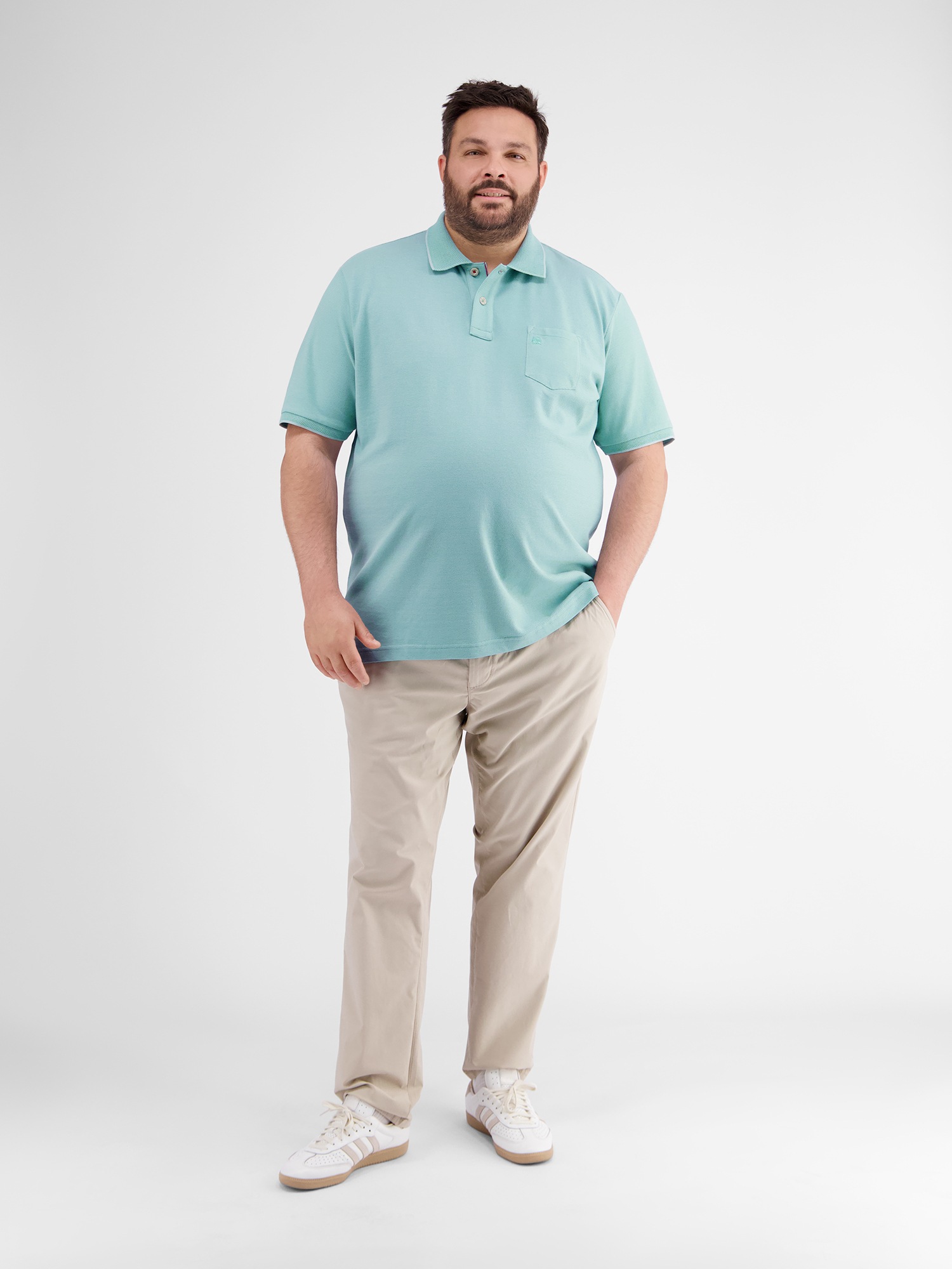 LERROS Poloshirt »LERROS Herren Piqué-Poloshirt in Grossen Grössen«