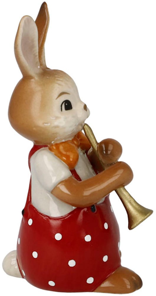 Goebel Lapin de Pâques »Figur Hase - Süsser Flötenspieler« Figurine de Pâques, décoration, Pâques, décoration de Pâques