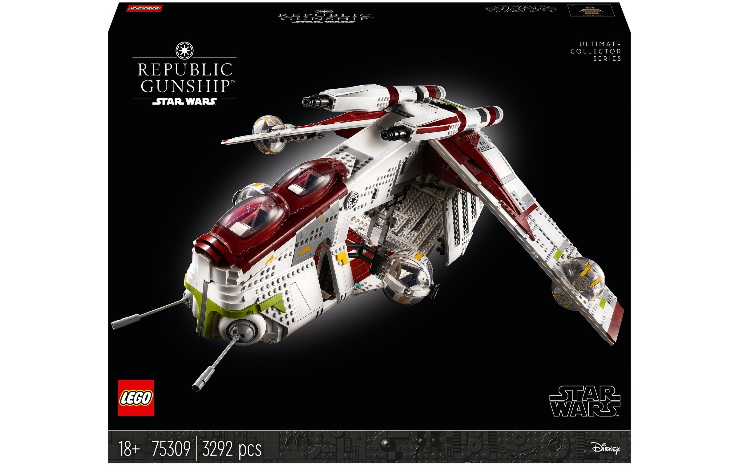 LEGO® Konstruktionsspielsteine »Wars Republic Gunship 75309«