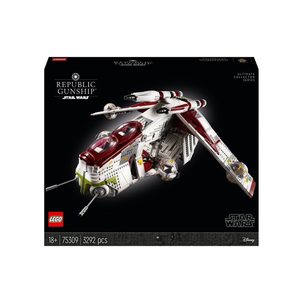 LEGO® Konstruktionsspielsteine »Wars Republic Gunship 75309«