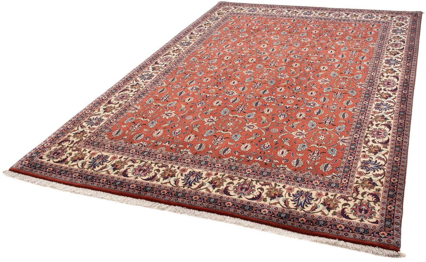 Image of morgenland Orientteppich »Perser - Bidjar - 242 x 173 cm - dunkelrot«, rechteckig, 15 mm Höhe, Wohnzimmer, Handgeknüpft, Einzelstück mit Zertifikat bei Ackermann Versand Schweiz