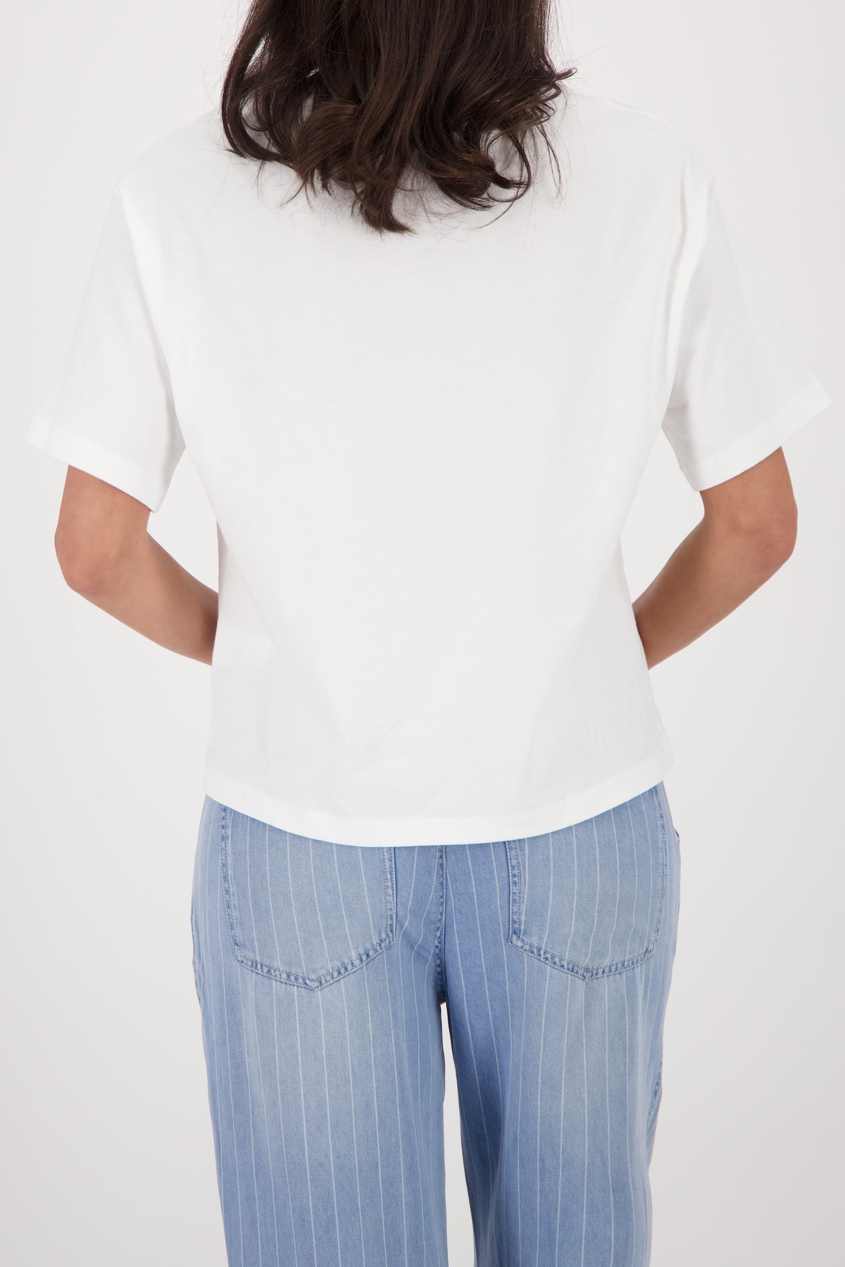 Monari T-Shirt »Shirt Druck platziert« Regular fit mit Schriftzug