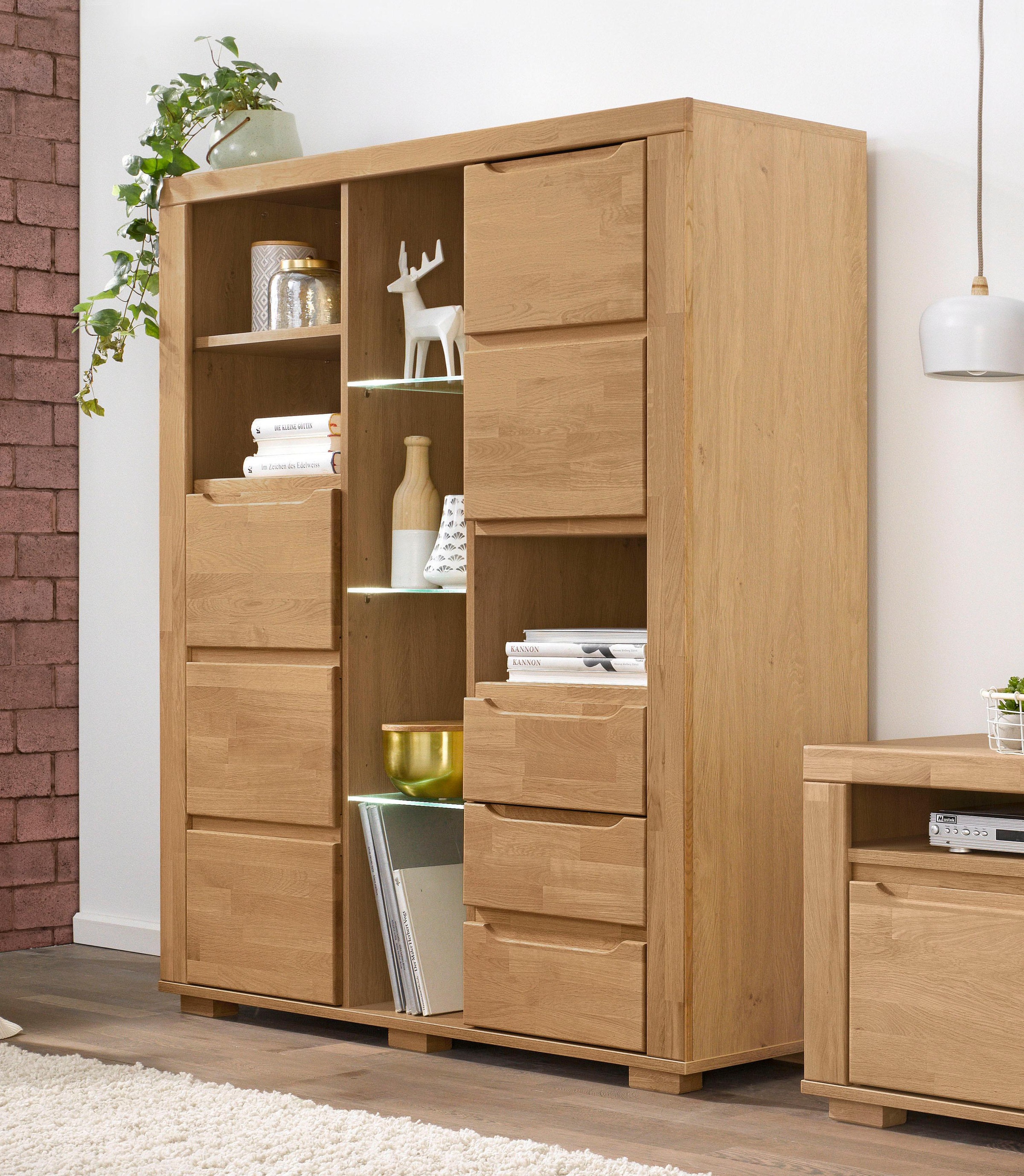 Image of Woltra Highboard »Denis«, Breite 130 cm bei Ackermann Versand Schweiz