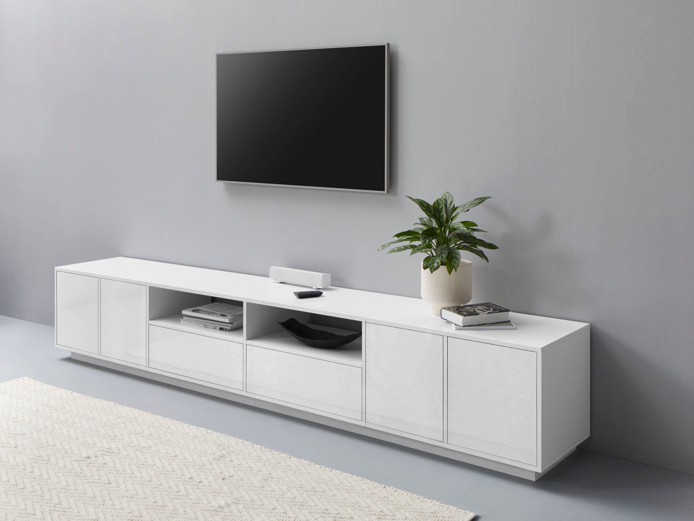 INOSIGN Lowboard »bloomTV-Board, TV-Schrank«, Breite ca. 260 cm