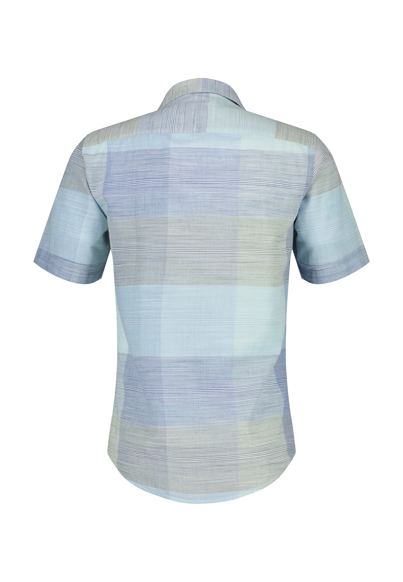 LERROS Kurzarmhemd »Kurzarmhemd *Slub Karo*«