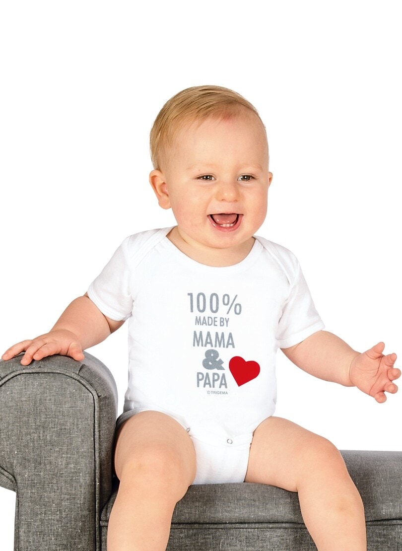 T-Shirt »TRIGEMA Baby-Body Feinripp«
