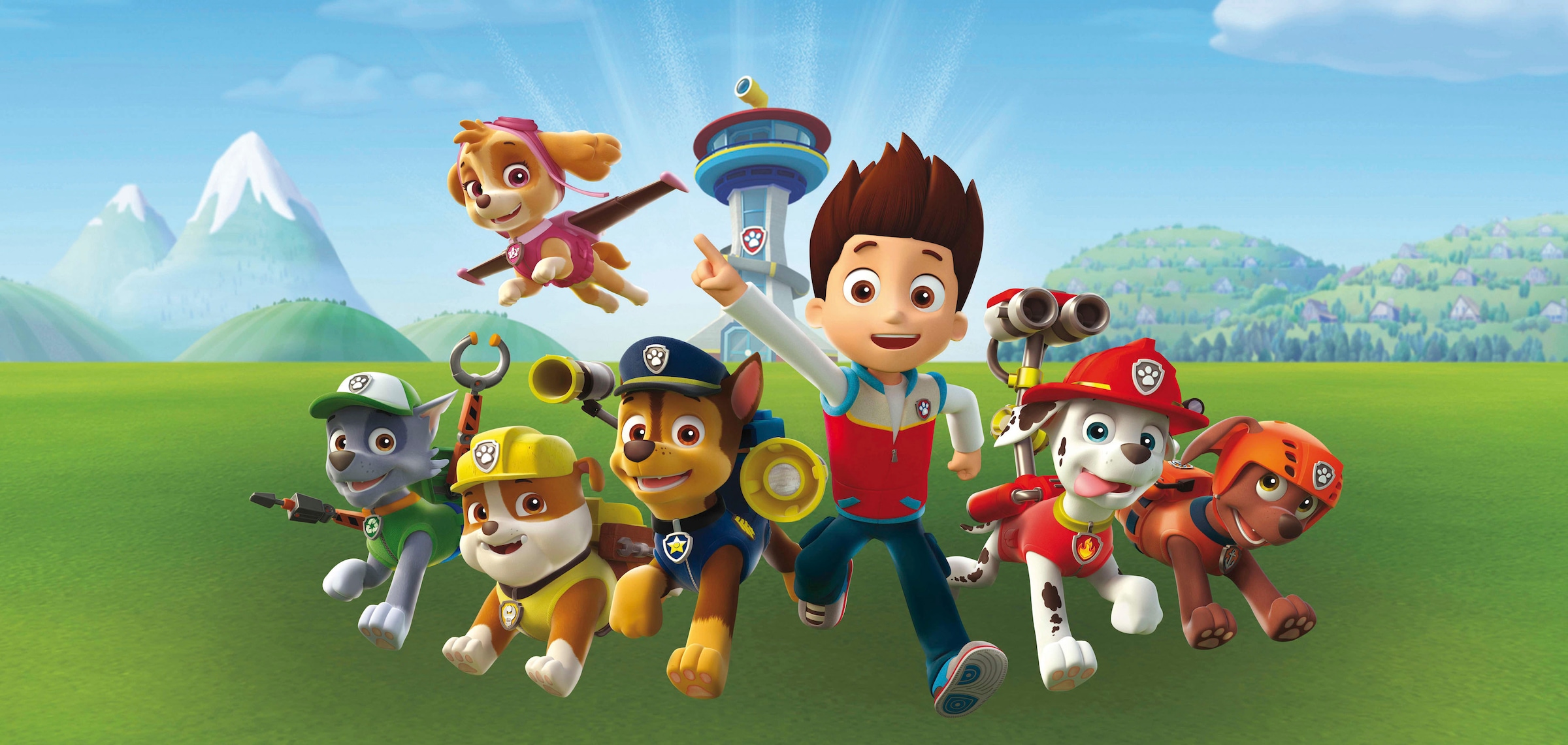 Image of Bönninghoff Leinwandbild "Wandbild PAW PATROL 33x70 cm – Leinwandbild Keilrahmen Deko modern" Hunde Paw Patrol 1 Stk. tlg. auf Keilrahmen gespannt