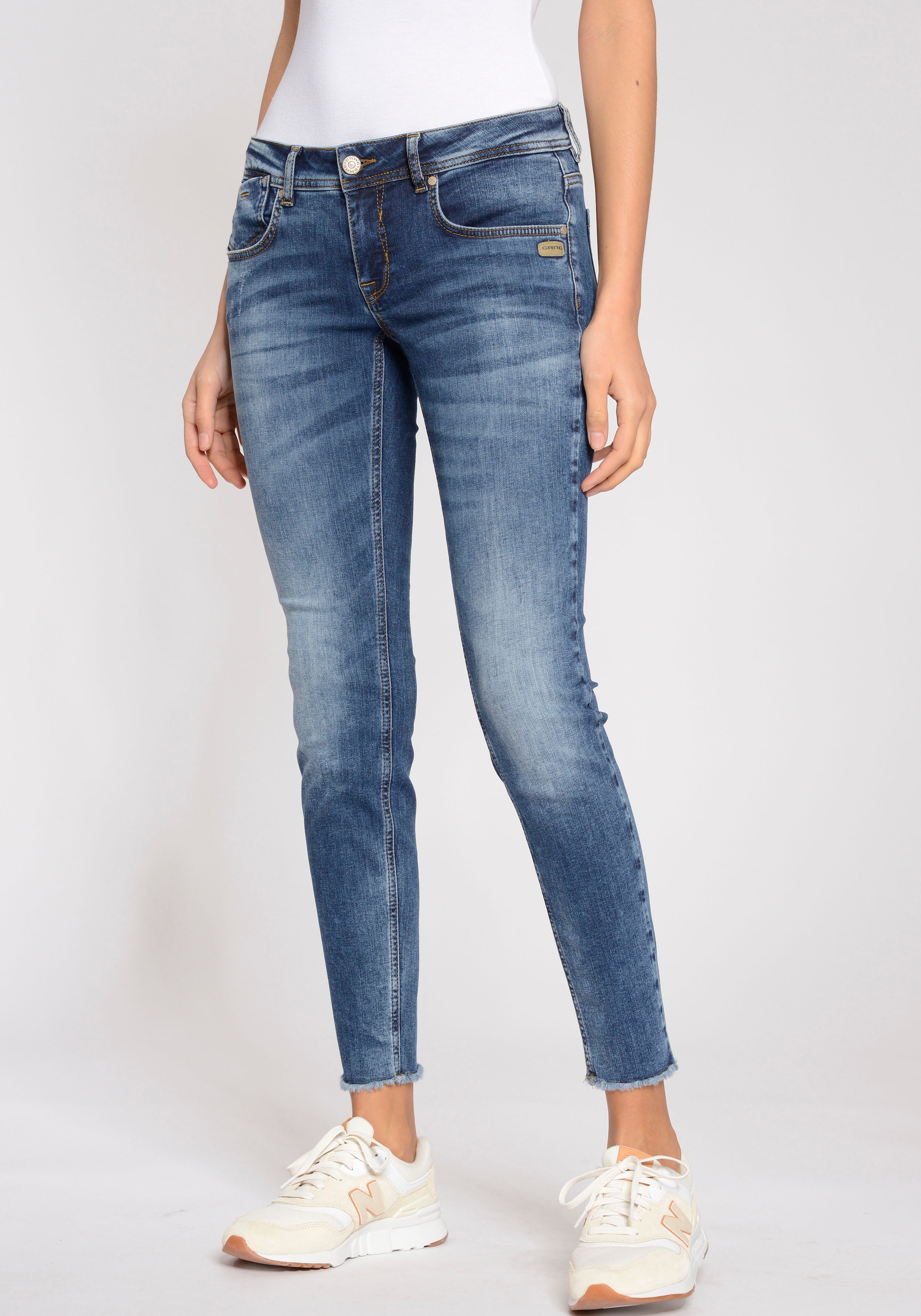 auf versandkostenfrei ♕ Skinny-fit-Jeans Cropped« GANG »94 Faye