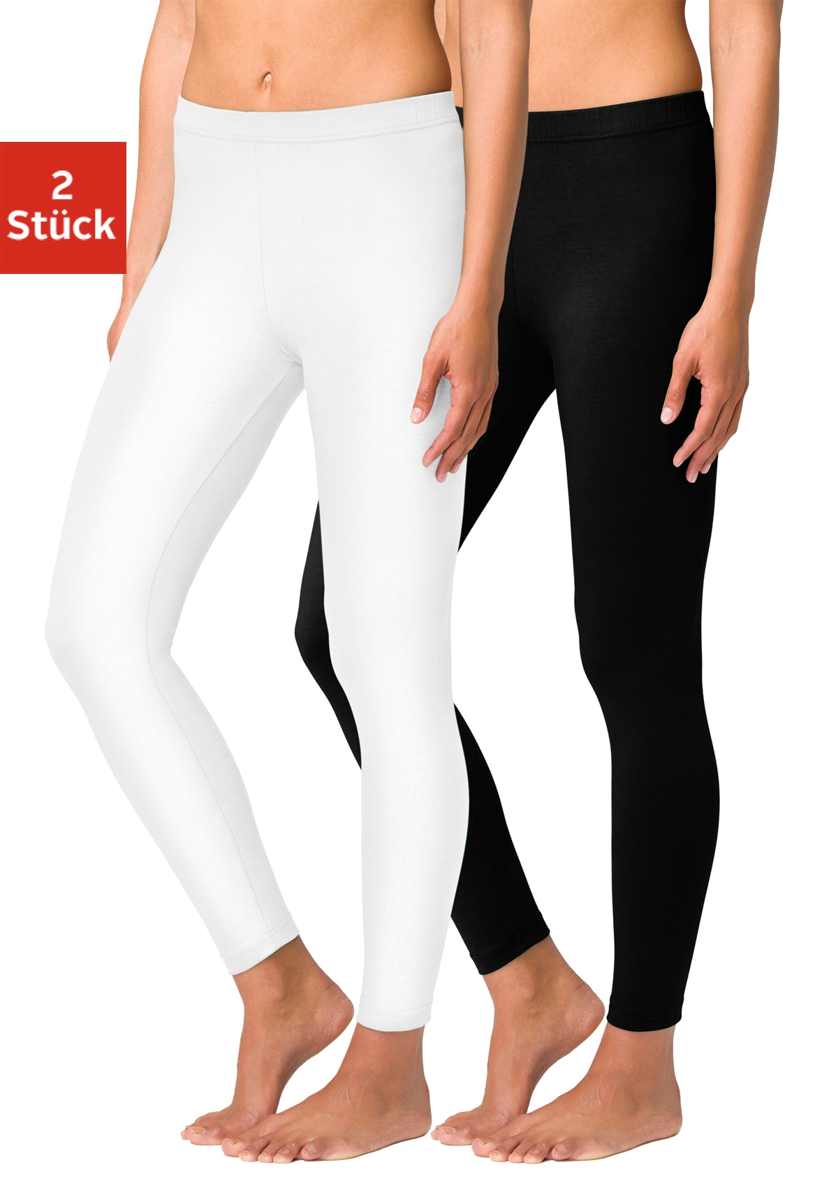 Image of Vivance active Leggings mit Gummibund, Loungewear