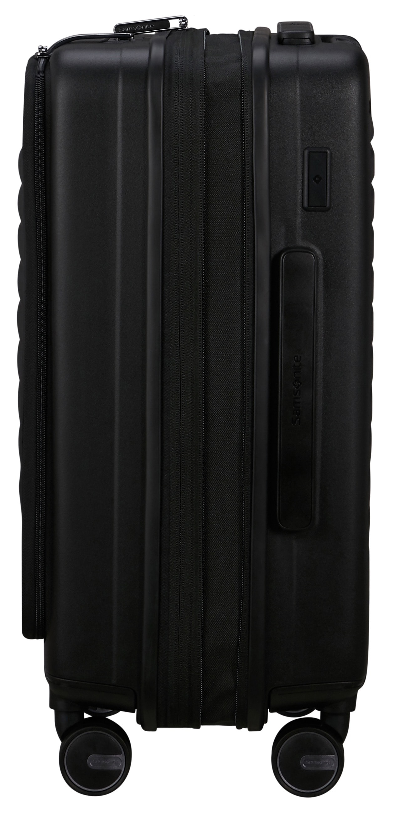 Samsonite Hartschalen-Trolley »RESTACKD, verschiedene Grössen und Farben«, (mit Packtaschen), 4 Rollen, Reisekoffer mit TSA Schloss Volumenerweiterung Packtaschen