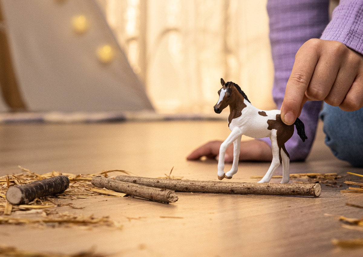 Schleich® Personnage de jeu »HORSE CLUB, Paint Horse Fohlen (14899)« Made in Europe