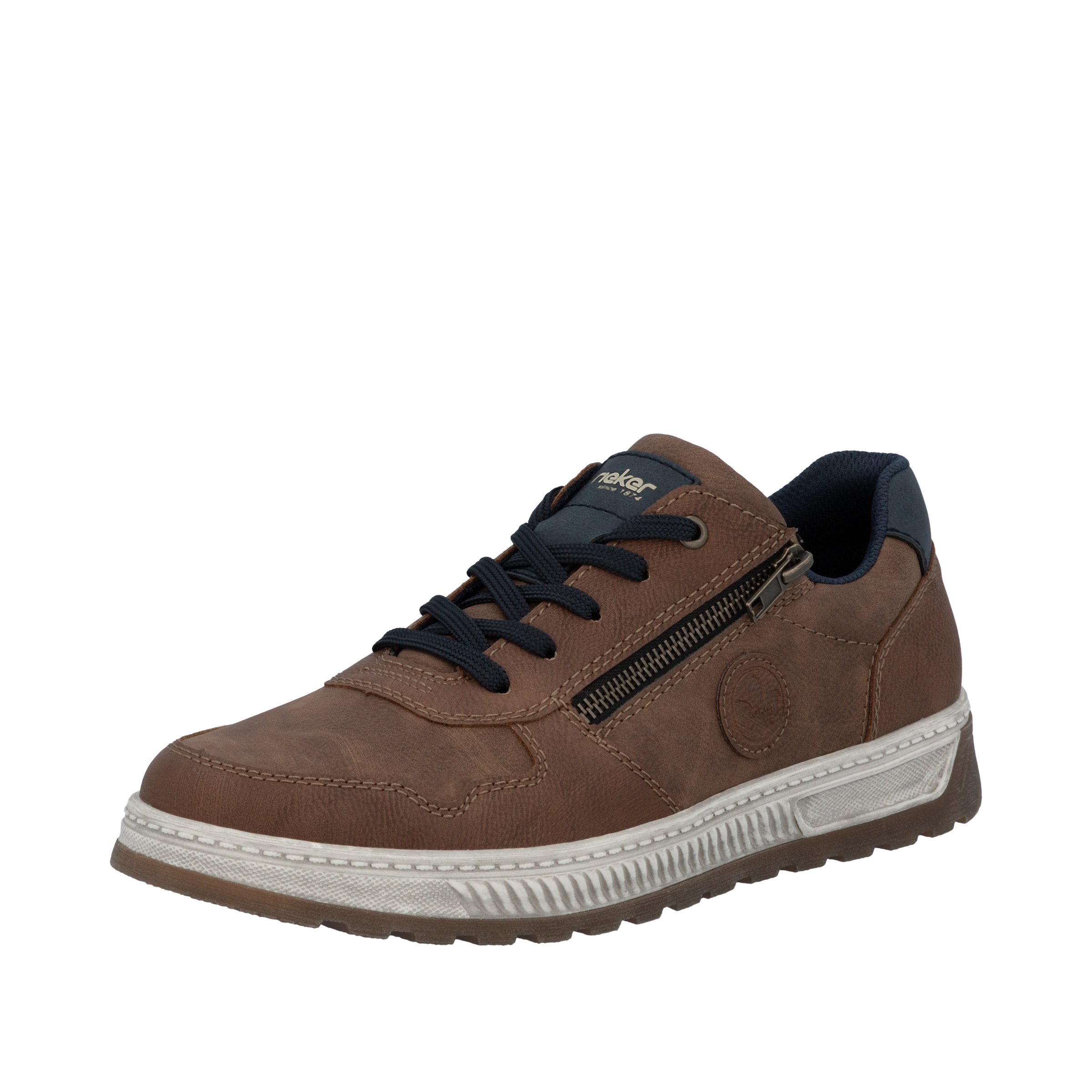 Image of Rieker Sneaker Freizeitschuh, Halbschuh, Schnürschuh mit Kontrastbesatz