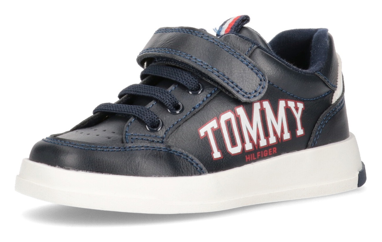 Image of Tommy Hilfiger Slip-On Sneaker »LOW CUT LACE-UP/VELCRO SNEAKER«, mit seitlichem Logoschriftzug bei Ackermann Versand Schweiz