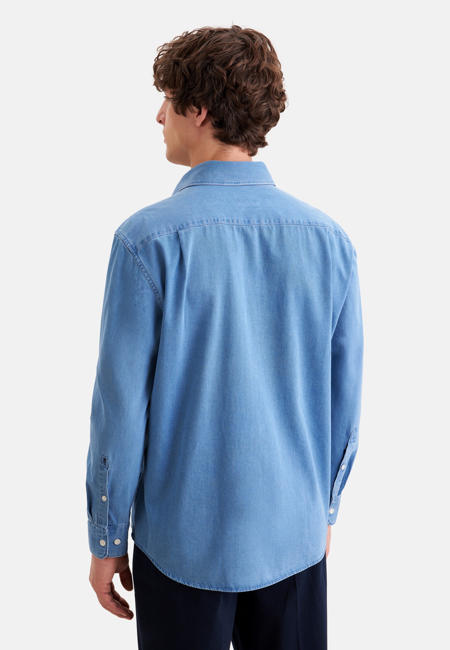 seidensticker Chemise en jean col Kent classique 1/1 en denim